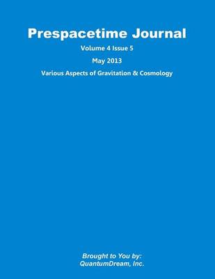 Cover of Prespacetime Journal Volume 4 Issue 5