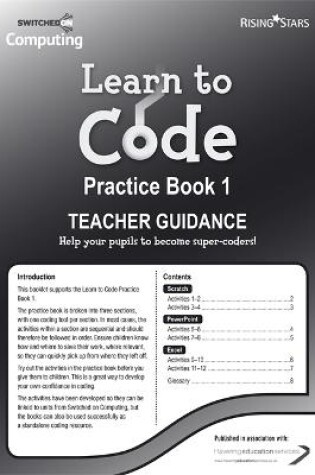 Cover of Learn to Code Teacher's Notes 1