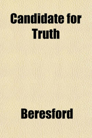 Cover of Candidate for Truth