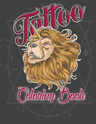 Book cover for Tattoo Coloring Book