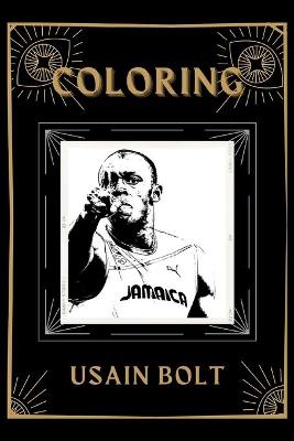 Book cover for Coloring Usain Bolt