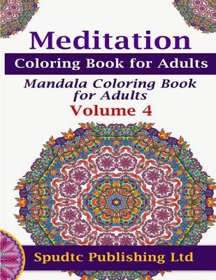 Book cover for Meditation Coloring Book for Adults