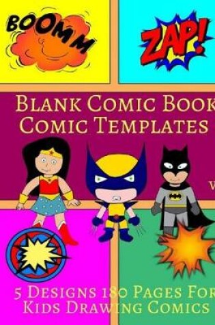 Cover of Blank Comic Book Comic Templates V.3