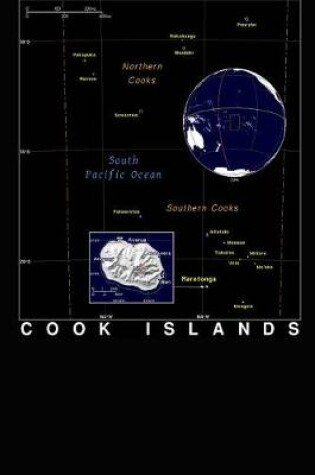 Cover of Modern Day Map of the Cook Islands Journal