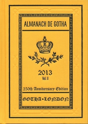 Book cover for Almanach de Gotha 2013