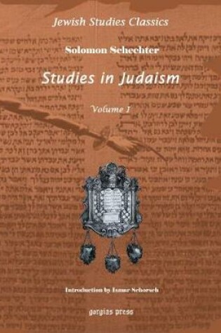 Cover of Studies in Judaism (Vol 1)