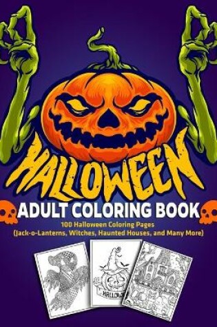 Cover of Halloween Adult Coloring Book