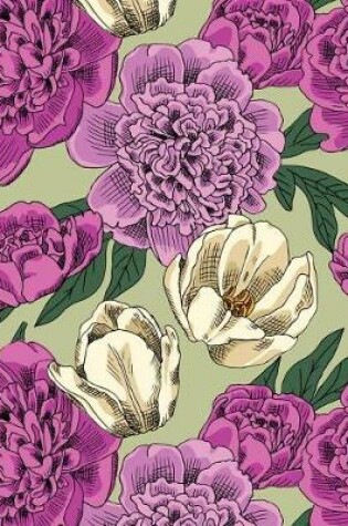 Cover of Daily Planner Cream and Purple Flowers