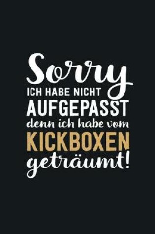 Cover of Ich habe vom Kickboxen getraumt