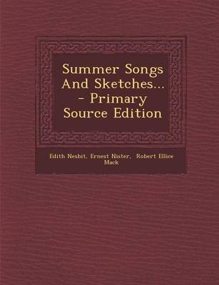 Book cover for Summer Songs and Sketches... - Primary Source Edition