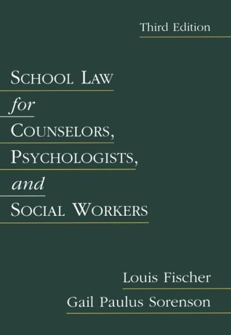 Book cover for School Law for Counselors, Psychologists, and Social Workers