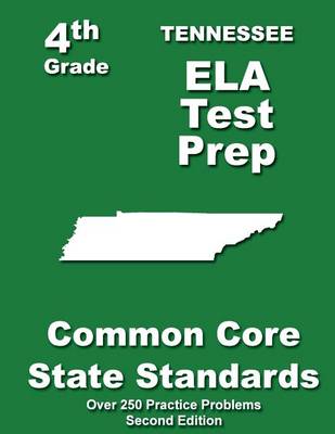 Book cover for Tennessee 4th Grade ELA Test Prep