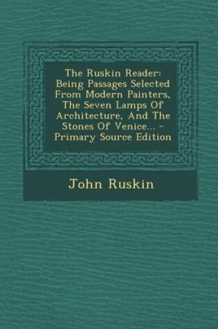 Cover of The Ruskin Reader