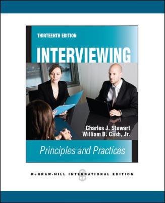 Book cover for Interviewing: Principles and Practices