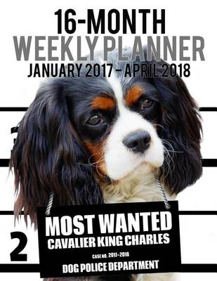 Cover of Most Wanted Cavalier King Charles 2017-2018 Weekly Planner - 16 Month