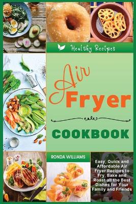 Book cover for Air Fryer Cookbook on a Budget