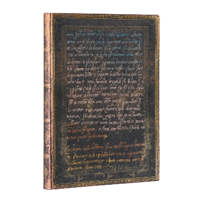 Book cover for Michelangelo, Handwriting (Embellished Manuscripts Collection) Ultra Unlined Softcover Flexi Journal (Elastic Band Closure)