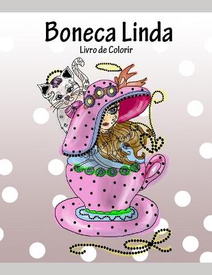 Book cover for Boneca Linda - Livro de Colorir