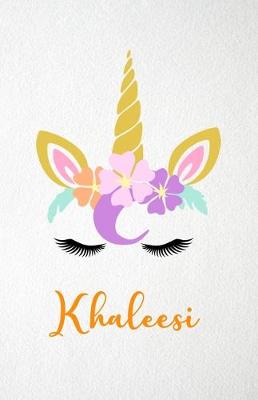 Book cover for Khaleesi A5 Lined Notebook 110 Pages