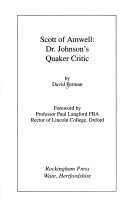 Book cover for Scott of Amwell: Dr. Johnson's Quaker Critic