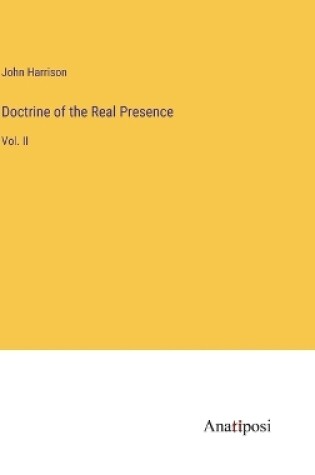 Cover of Doctrine of the Real Presence