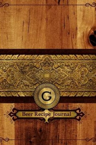 Cover of G Beer Recipe Journal