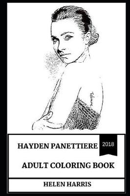 Book cover for Hayden Panettiere Adult Coloring Book