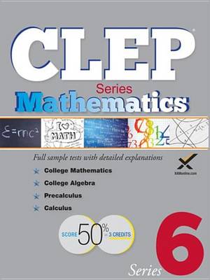 Book cover for CLEP Mathematics Series 2017