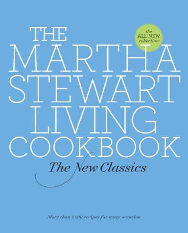 Book cover for The Martha Stewart Living Cookbook