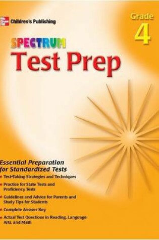 Cover of Spectrum Test Prep, Grade 4