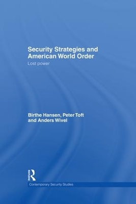 Book cover for Security Strategies and American World Order