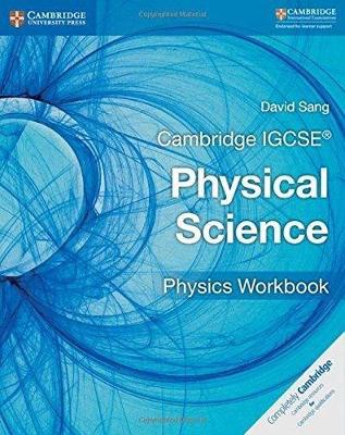 Book cover for Cambridge IGCSE® Physical Science Physics Workbook