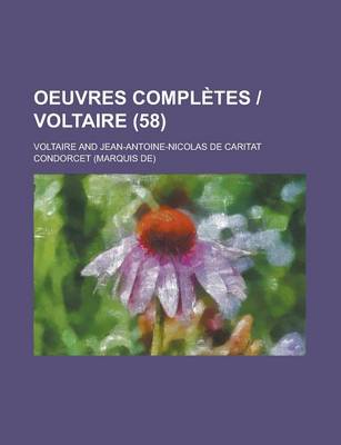 Book cover for Oeuvres Completes Voltaire (58 )