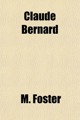 Book cover for Claude Bernard