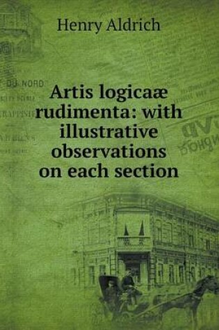 Cover of Artis logica� rudimenta
