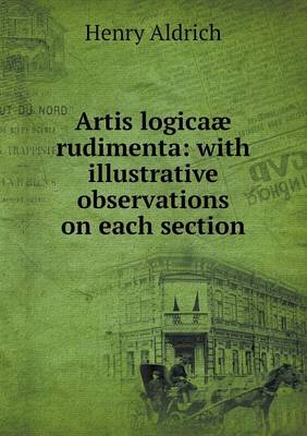 Book cover for Artis logica� rudimenta