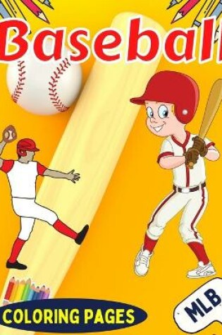 Cover of Baseball coloring pages MLB