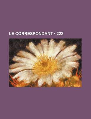 Book cover for Le Correspondant (222)