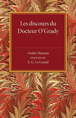 Book cover for Les discours du Docteur O'Grady