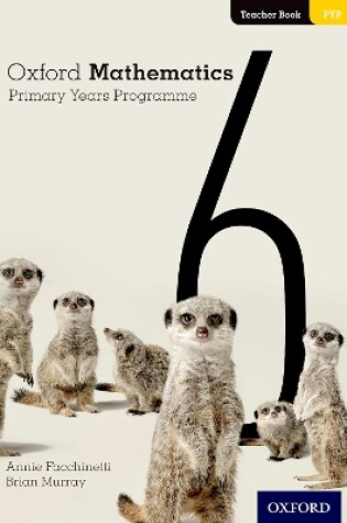 Cover of Oxford Mathematics Primary Years Programme Teacher Book 6