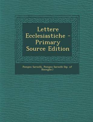 Book cover for Lettere Ecclesiastiche - Primary Source Edition