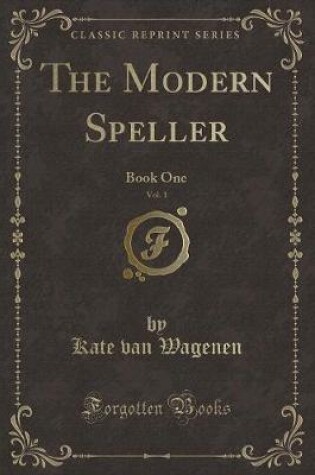 Cover of The Modern Speller, Vol. 1