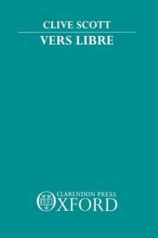 Cover of Vers Libre