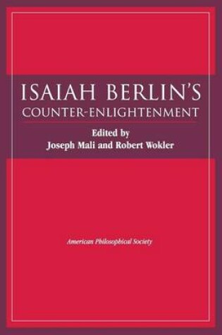 Cover of Isaiah Berlin's Counter-Enlightenment