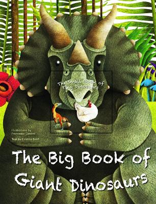 Book cover for The Big Book of Giant Dinosaurs and the Small Book of Tiny Dinosaurs