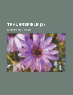 Book cover for Trauerspiele (3 )