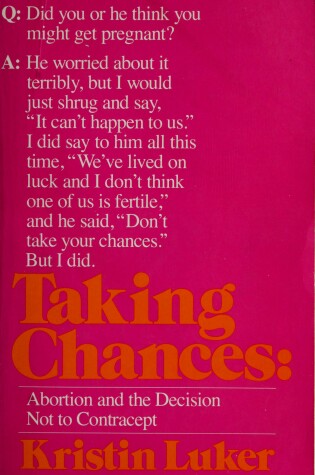 Cover of Taking Chances