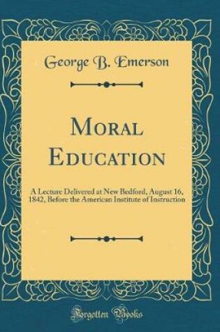 Cover of Moral Education