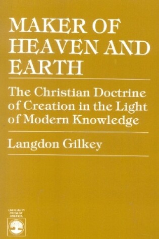 Cover of Maker of Heaven and Earth