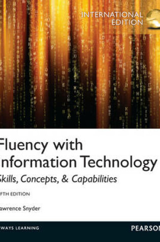 Cover of Fluency with Information Technology: International Edition